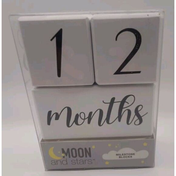 Heart Moon Star Other - New Milestone‎ Blocks-Moon & Stars